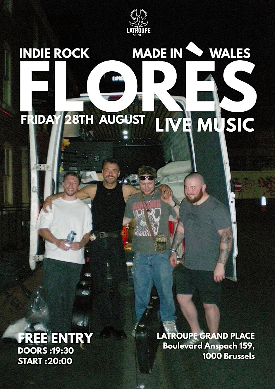 FLORES-LIVE MUSIC