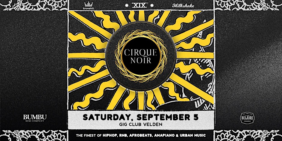 MILKSHAKE'S CIRQUE NOIR - HIPHOP & RNB - GIG CLUB VELDEN - 05.09.2026