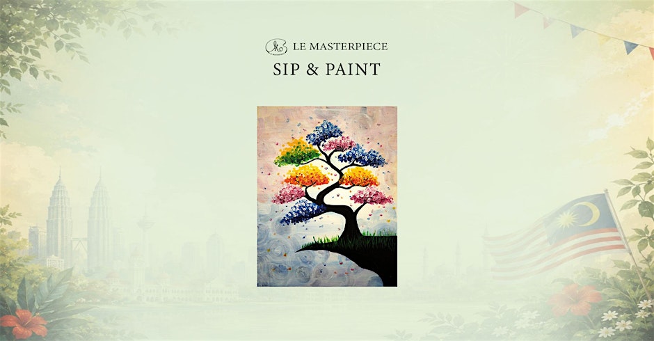 Sip and Paint: Colourful Tree