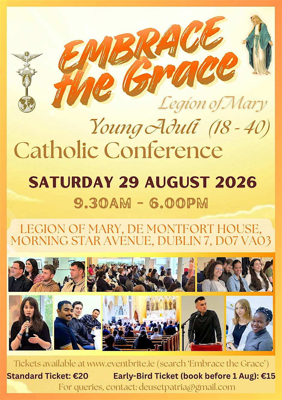 Embrace the Grace - Young Adult Catholic Conference (Ages 18 - 40)