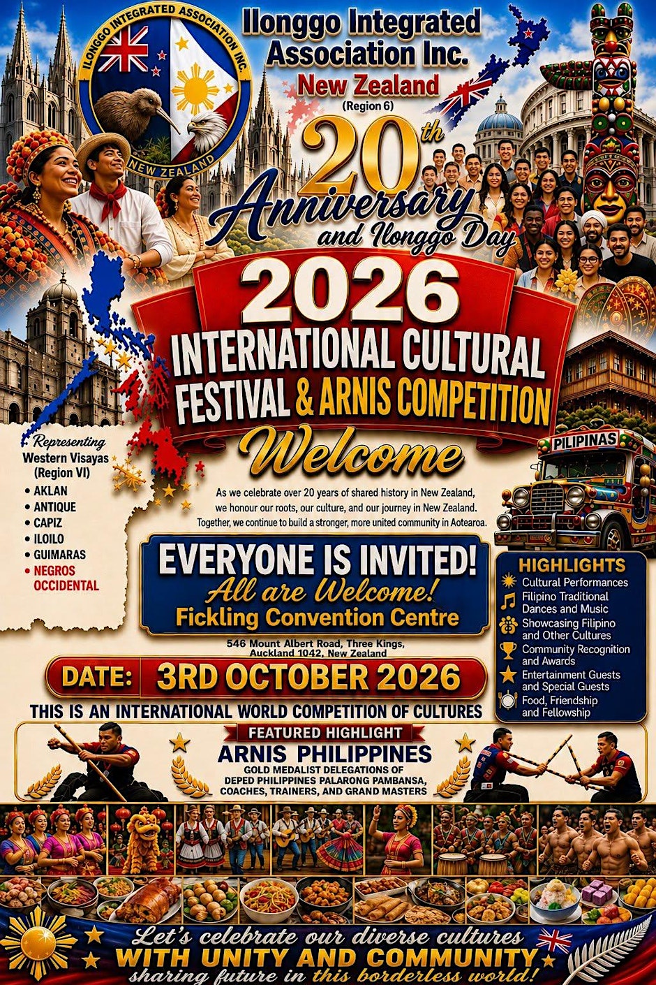Ilonggo Day International Cultural Festival and Arnis Competition 2026