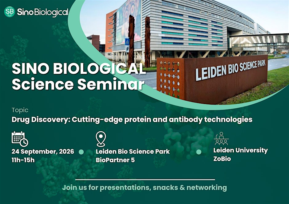 Sino Biological - Leiden Bio Science Park - Science Seminar
