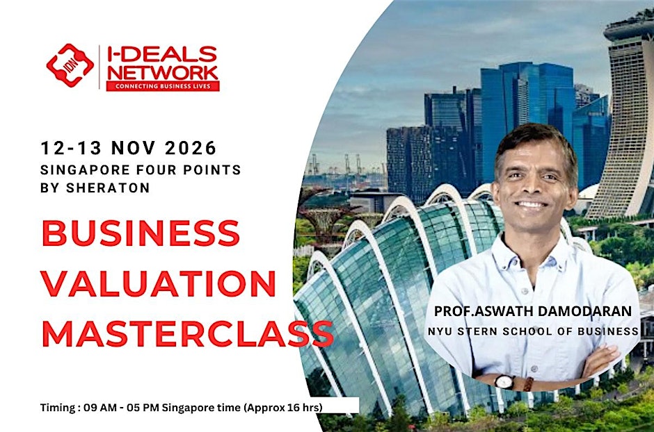Business Valuation Masterclass with Prof. Aswath Damodaran (Hybrid)