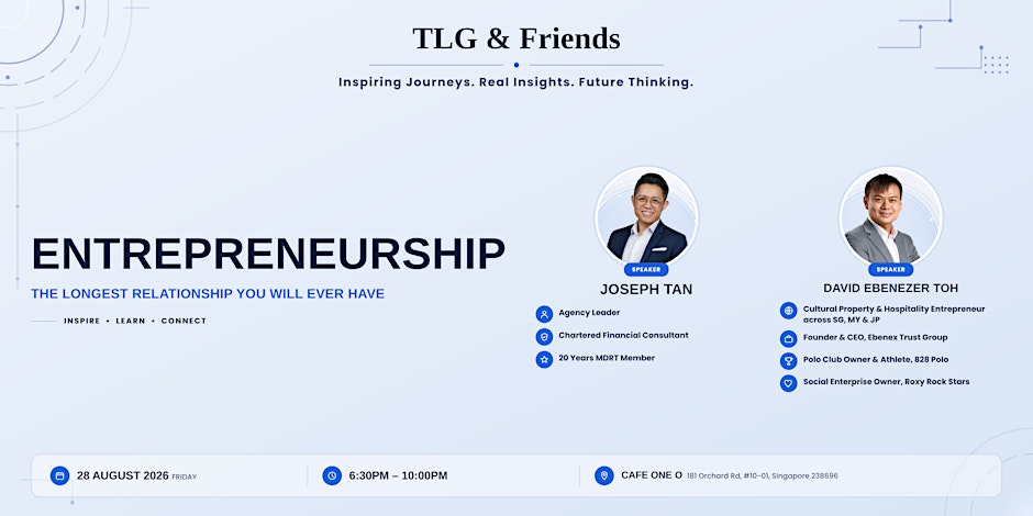 [28 AUGUST] Entrepreneurship Seminar: Building Your Own Path
