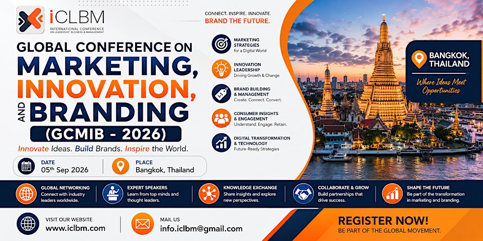 Global Conference on Marketing, Innovation, and Branding ( GCMIB )