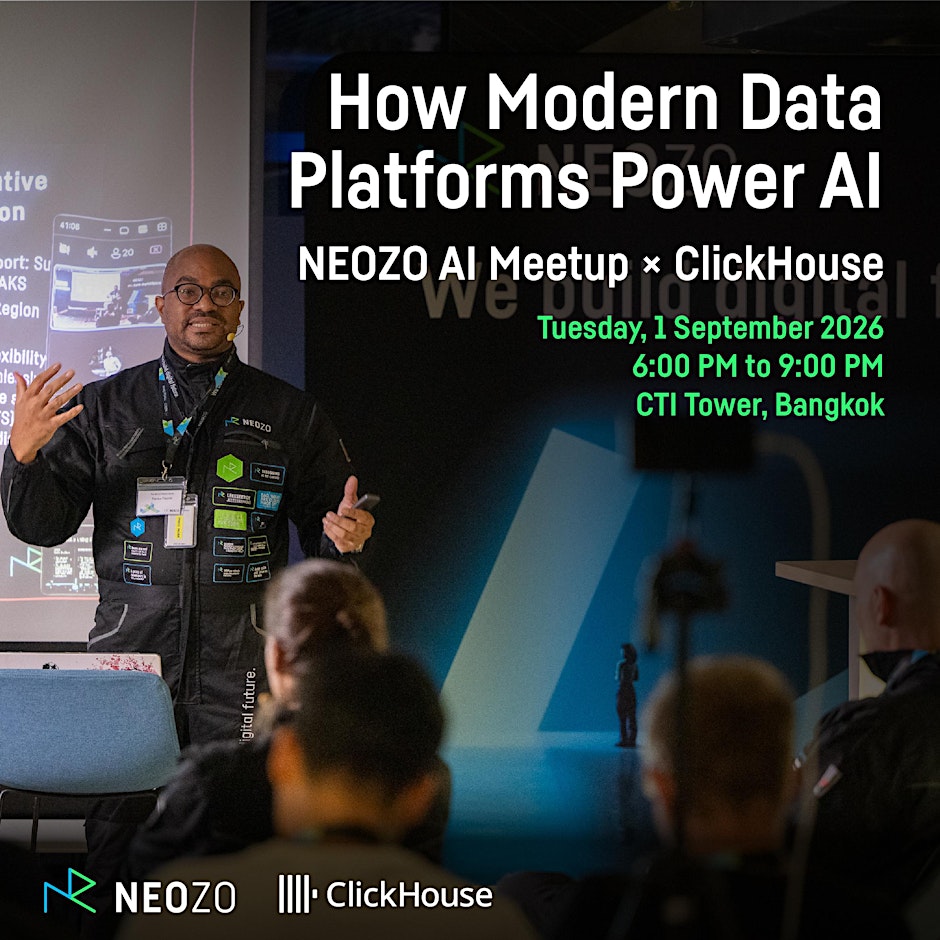 NEOZO AI Meetup × ClickHouse: How Modern Data Platforms Power AI